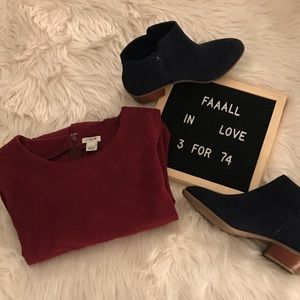 🎊HOST PICK🎊 J. Crew Red Fit and Flare Dress